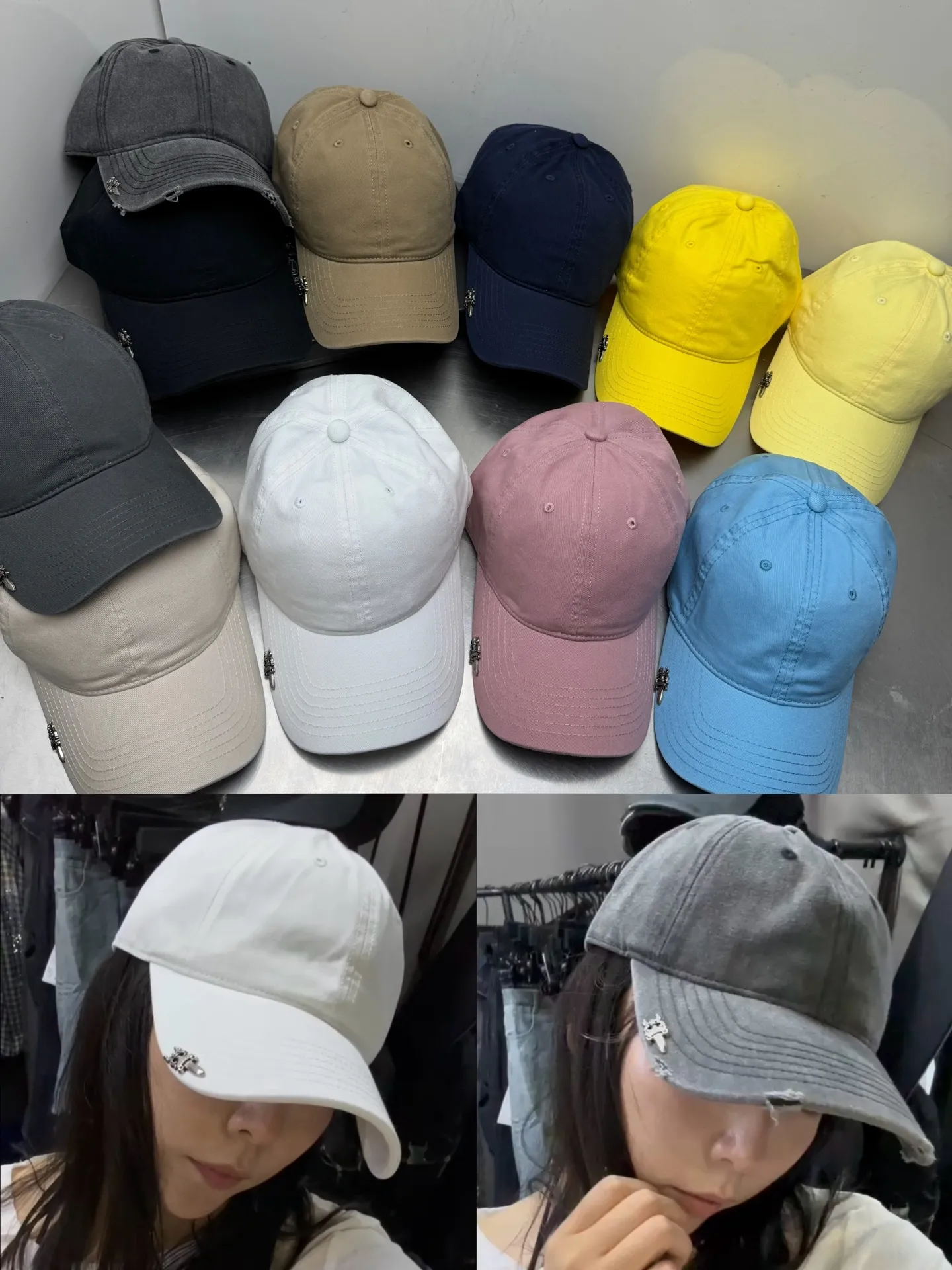 Crow Heart Soft Top Spring and Summer Baseball Cap